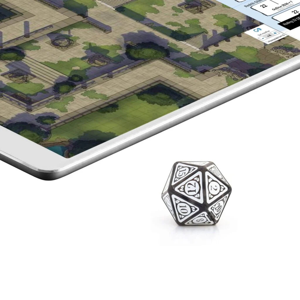 The 20 Sided Dice that connects to the app