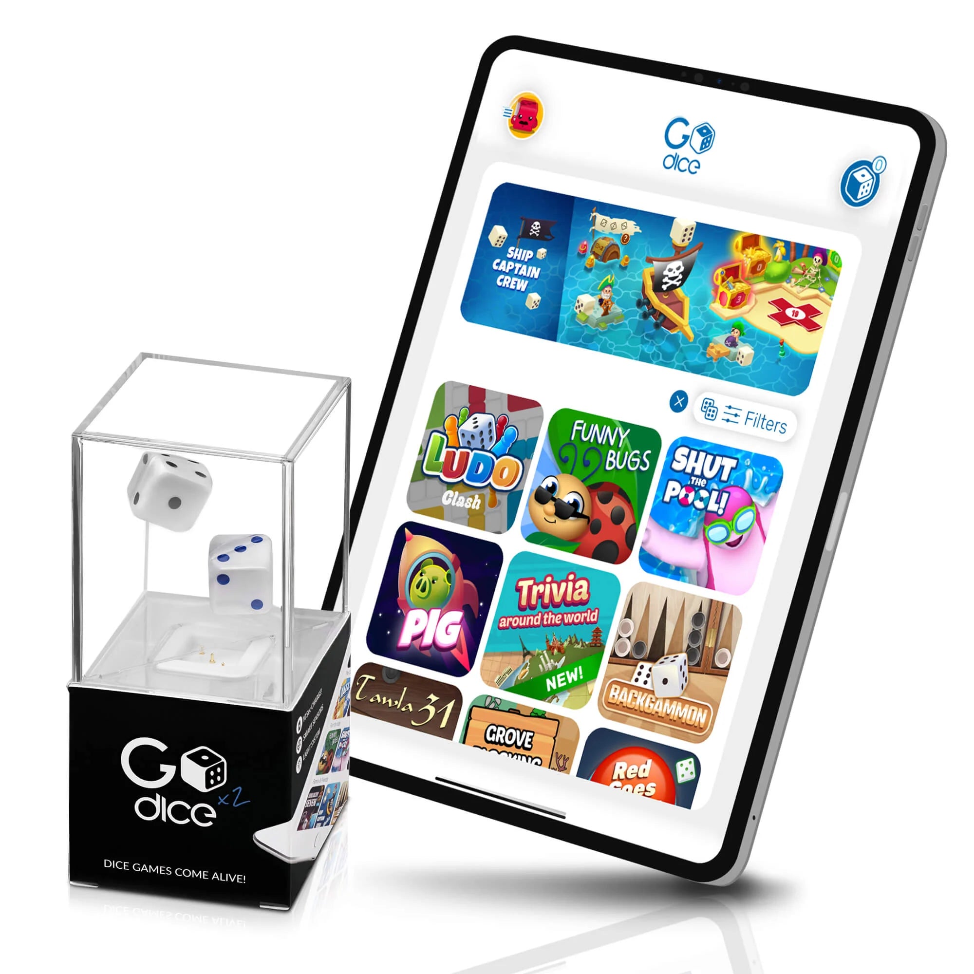 Smart Dice - pack of two and apps included