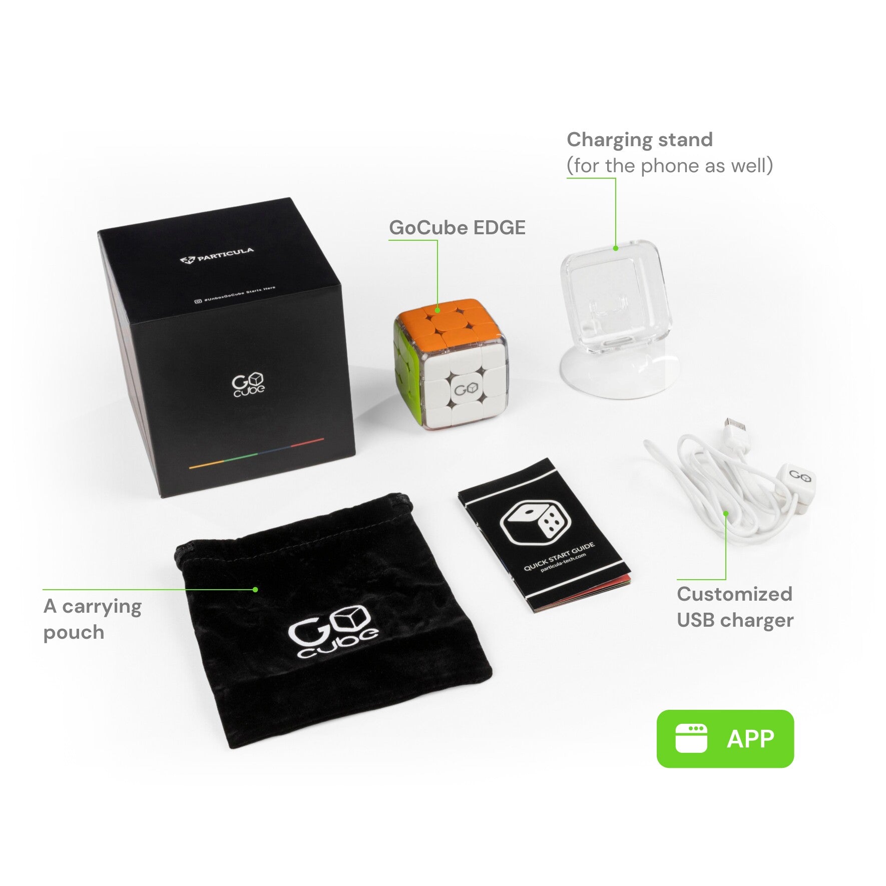 what's in the box of Smart Rubik's Cube