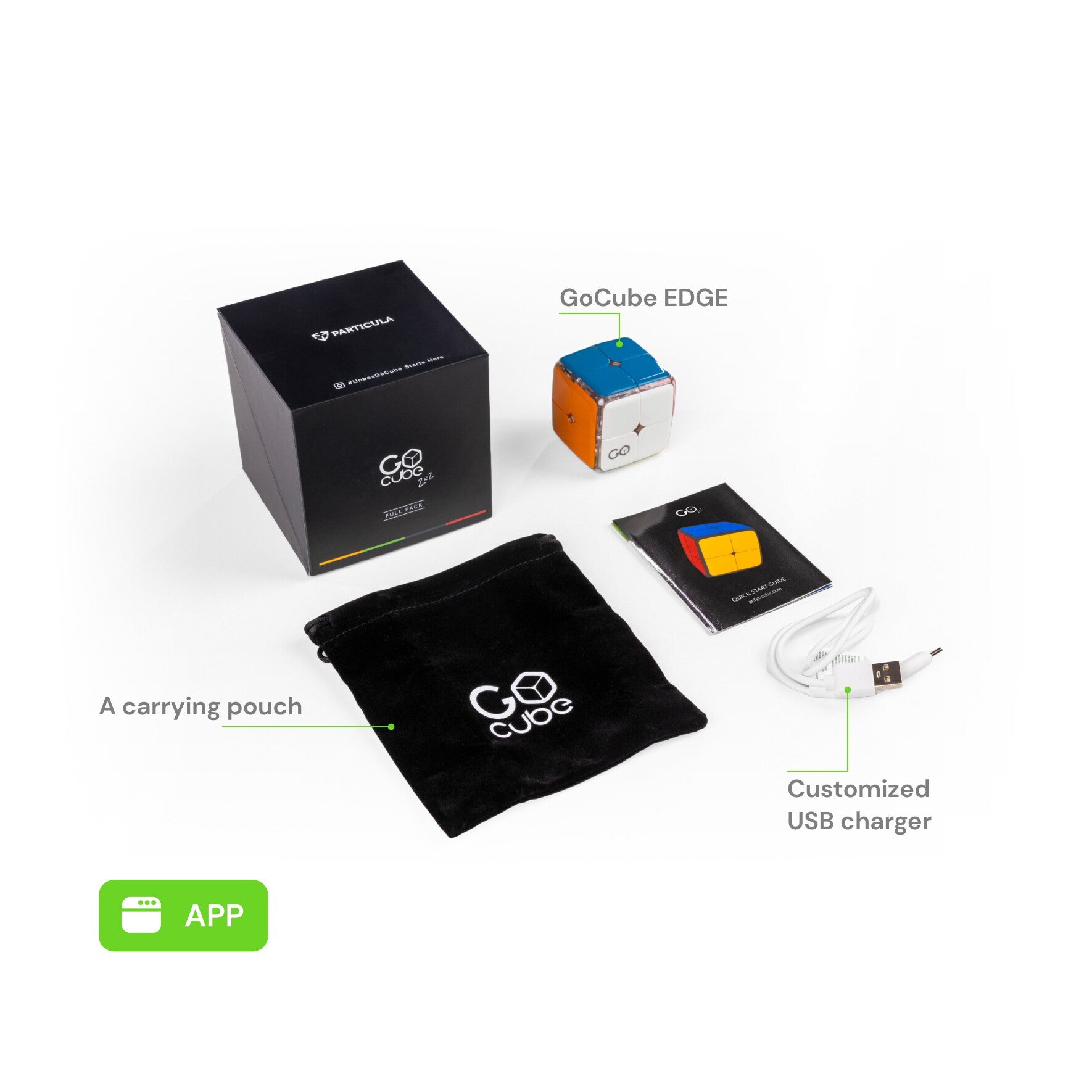 what's in the box of Rubik's Cube Game