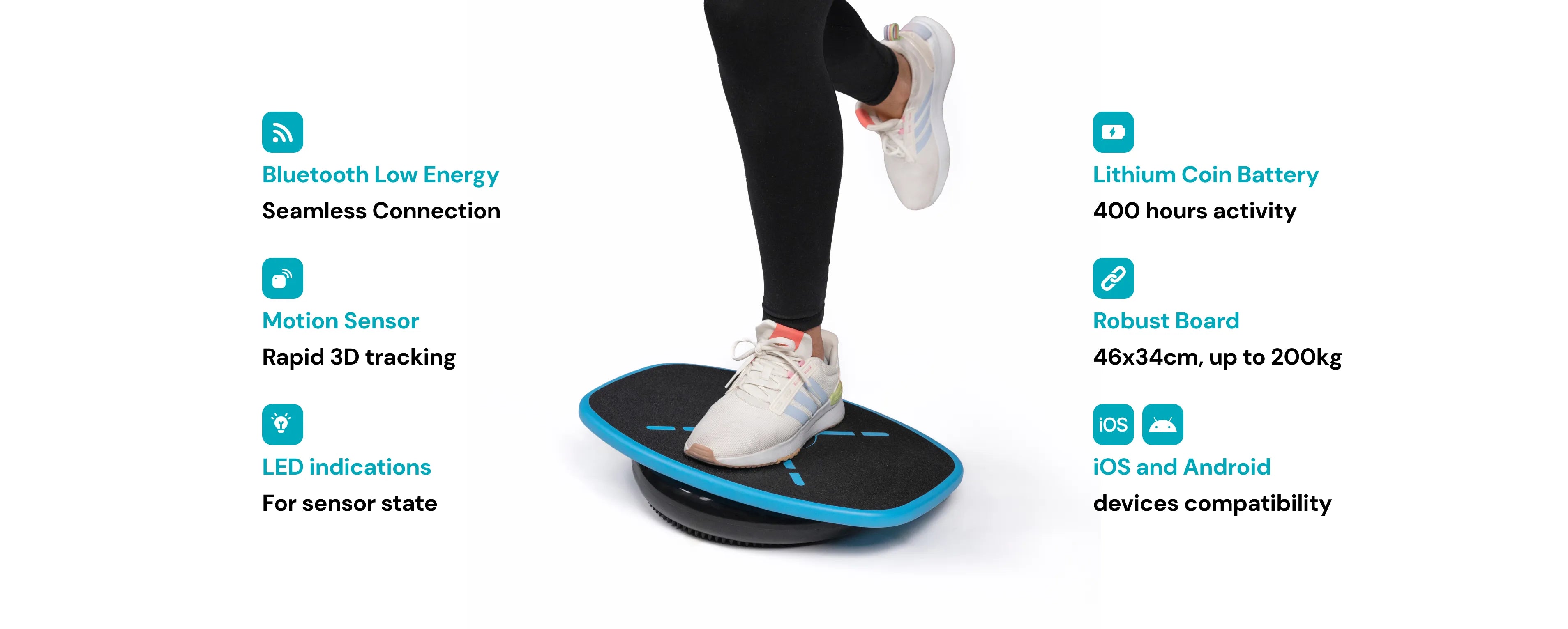 exercise with balance board