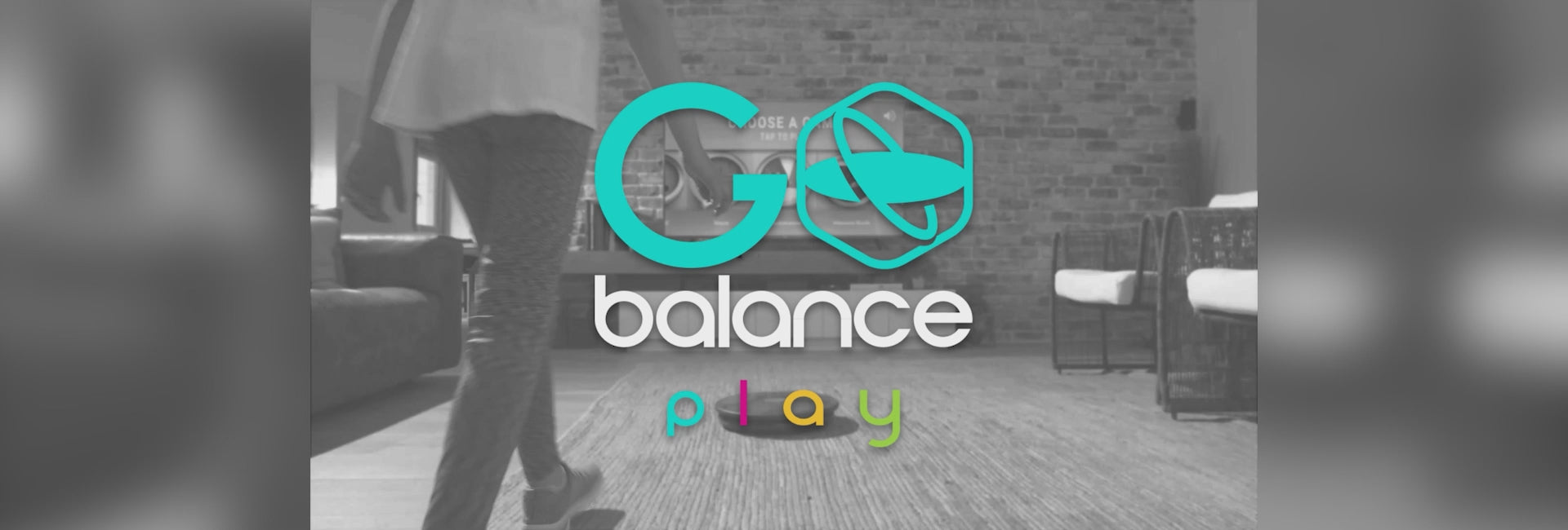 Load video: GoBalance Play: App-Enabled Wobble Balance Board