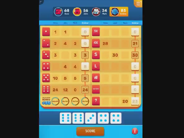 Video laden: Yatzy in Smart Dice Set App