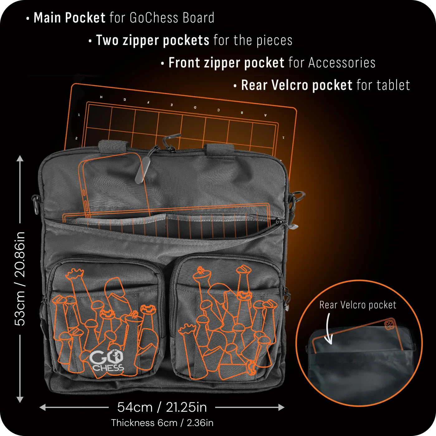 Deluxe GoChess Lite/XR Storing Bag