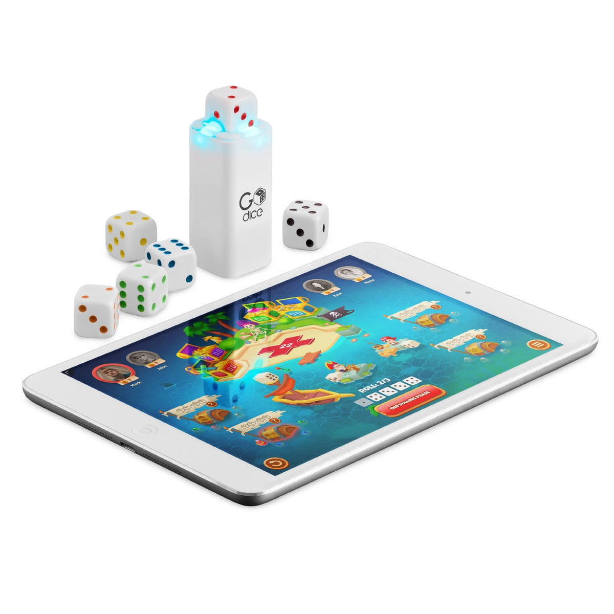 dice set that connects to the app