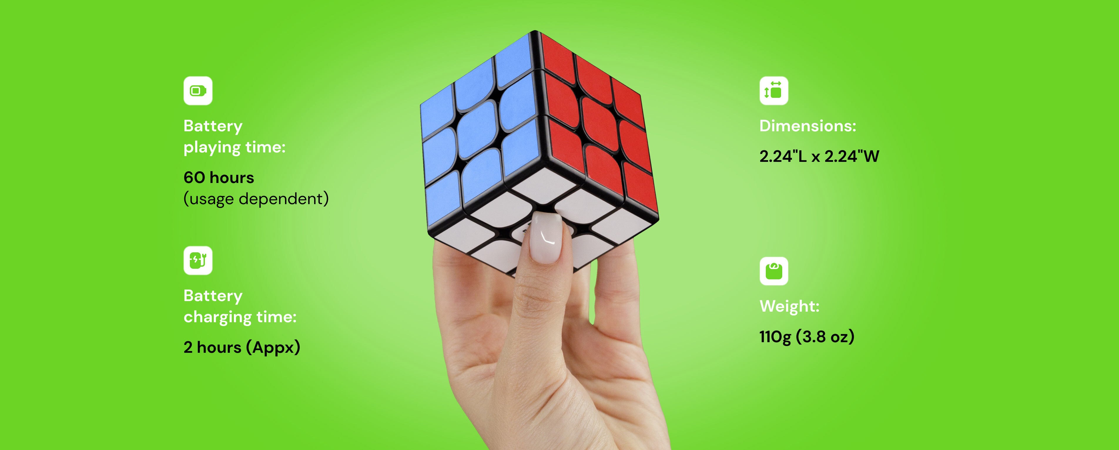 Rubik's connected technical specs